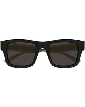 Gucci Eyewear Square Frame Sunglasses - Black