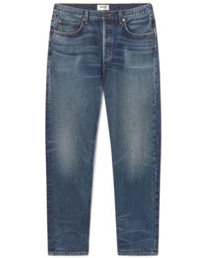 Agolde 90's Mid Rise Straight-Leg Jeans - Blue
