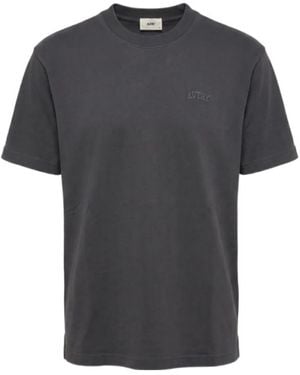 Autry Logo-Embroidered Cotton T-Shirt - Black