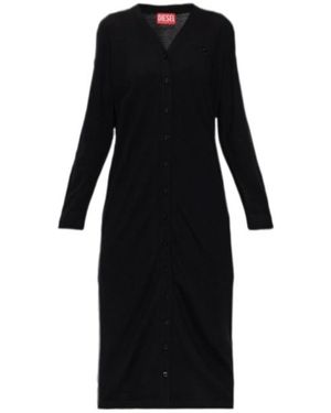 DIESEL M-Alinesa Long Sleeve Dress - Black