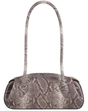 Yuzefi Oyster Mini Shoulder Bag - Gray