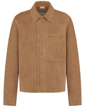 Dior Leather Jacket Clothing - Brown