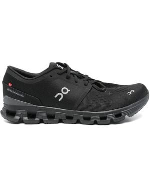 On Shoes Cloud X 4 Lace-Up Trainers - Black