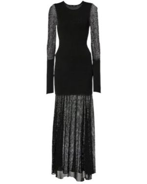 Proenza Schouler Anita Knitted Maxi Dress - Black