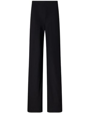 STAUD Crepe Wide-Leg Pants - Black