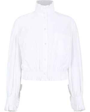 Saint Laurent Long-Sleeved Shirt - White