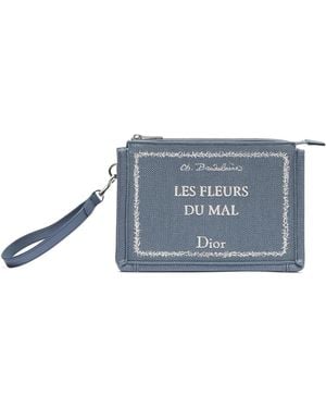 Dior A5 Triangle Pouch - Blue
