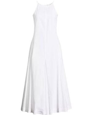 Sportmax Sleeveless Halter Dress - White