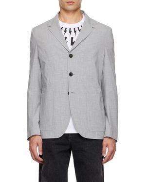 Neil Barrett Logo Blazer - Gray