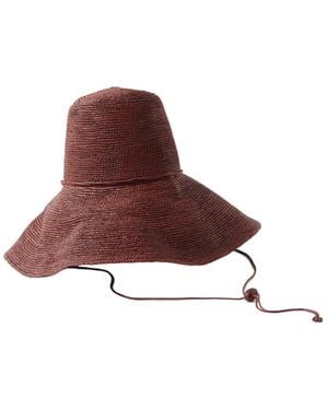 Johanna Ortiz Straw Sun Hat - Brown
