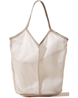 Hereu X Ruohan Small Tote Bag - White