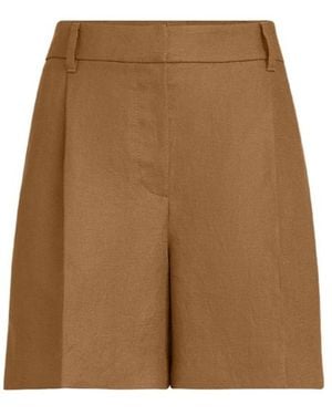 Brunello Cucinelli Tailored Pleat Shorts - Brown