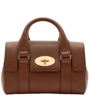 Mulberry Casual Grain Shoulder Bag - Brown