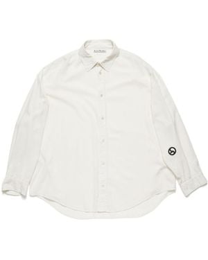 Acne Studios Button-Up Long-Sleeved Shirt - White