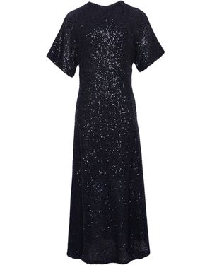 Brunello Cucinelli Sequin-Embellished Midi Dress - Blue