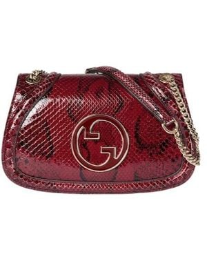 Gucci Blondie Small Shoulder Backpack - Red