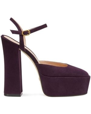 Stuart Weitzman Logo High Heels - Purple