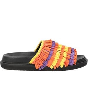 Marni Slide Sandals - Red