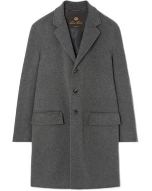 Loro Piana Long-Sleeved Coat - Grey