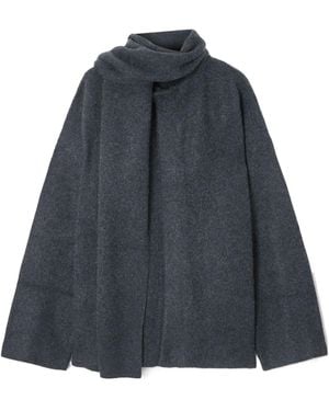 LeKasha Relaxed Knit Sweater - Blue
