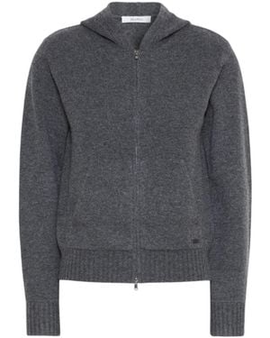 Max Mara Slim-Fit Cashmere Yarn Sweater - Gray