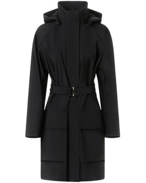 Fusalp Long-Sleeved Hooded Coat - Black