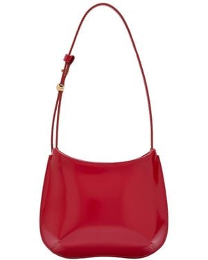Jacquemus Suede Single-Strap Underarm Bag - Red