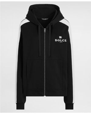Dolce & Gabbana Cotton Hoodie - Black