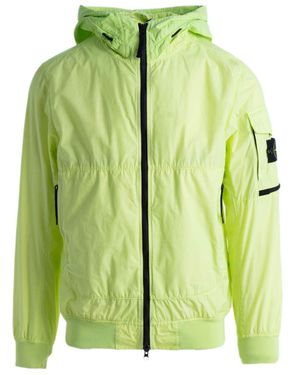 Stone Island Compass-Patch Lightweight Jacket - Green