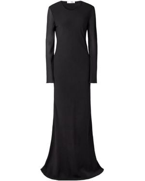 The Row Long Sleeve Dress - Black