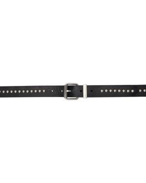 Palm Angels Linear Studs Belt - Black