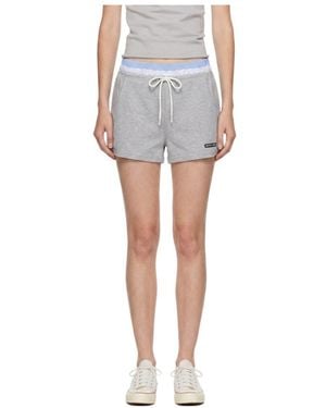 Marissa Chiara Elastic Waist Shorts - Blue