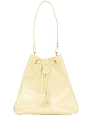 Balmain Drawstring Bucket Backpack - Natural