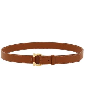 Ferragamo Gancini Belt - Brown