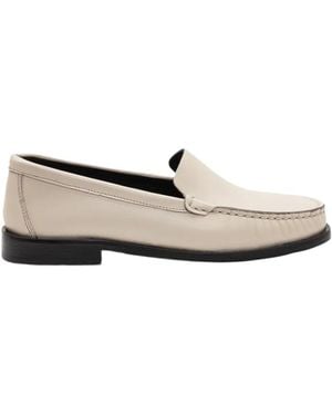 Aeyde Arthur Apron Loafers - White