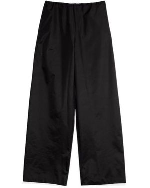 Gucci Technical Silk Poplin Trousers - Black