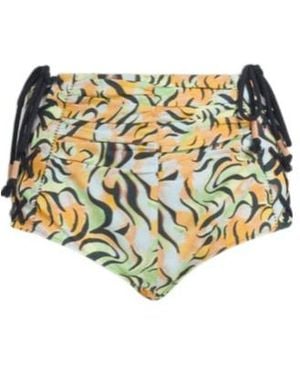 Marni Printed Organic Poplin Hot Trousers - White
