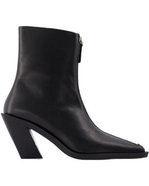Elleme Sculpted 85Mm Block-Heel Boots - Black