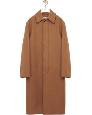 Loewe Belted Coat - Brown