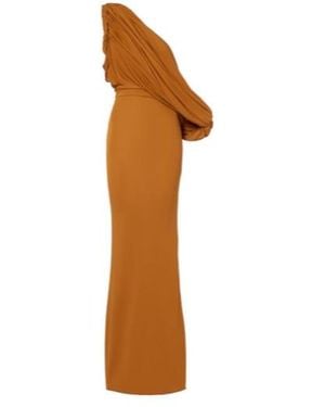 Christopher Esber Draped Gown - Brown