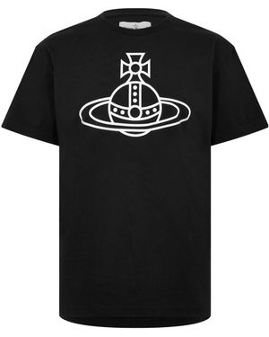 Vivienne Westwood Crew Neck Short Sleeve T-Shirt - Black