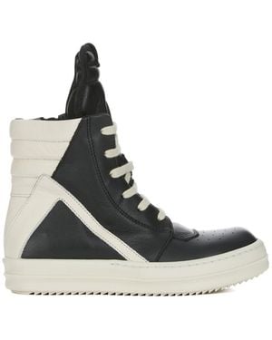 Rick Owens Geobasket High-Top Sneakers - Multicolor