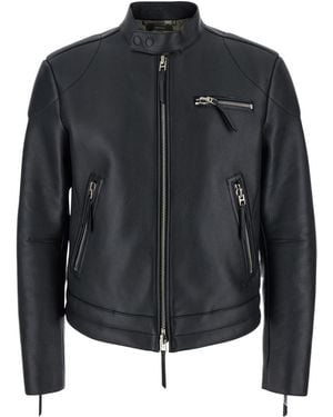 Tom Ford Leather Jacket - Black