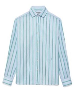 JW Anderson Striped Long-Sleeve Shirt - Blue