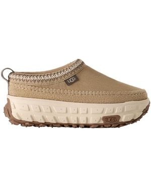 UGG Venture Daze Platform Contrast Stitched Slippers - Multicolour
