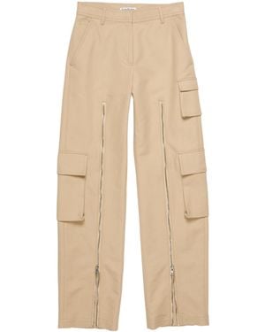 Acne Studios Striped Polo Shirt - Natural