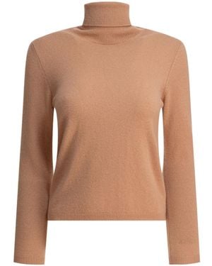 Kangra Cashmere Turtleneck Jumper - Brown