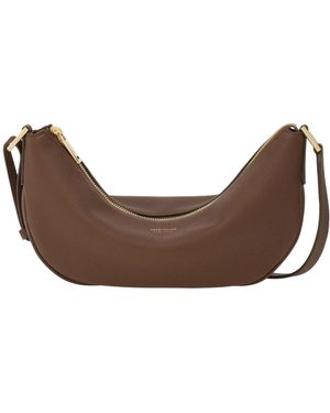 Ferragamo Semi-Moon Small Stray Bag - Brown