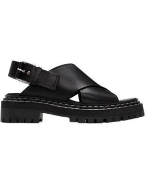 Proenza Schouler Lug Sole Sandals - Black