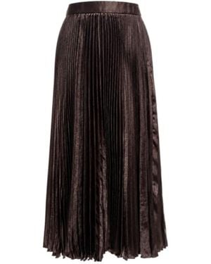 Eleventy Pleated Skirt - Brown